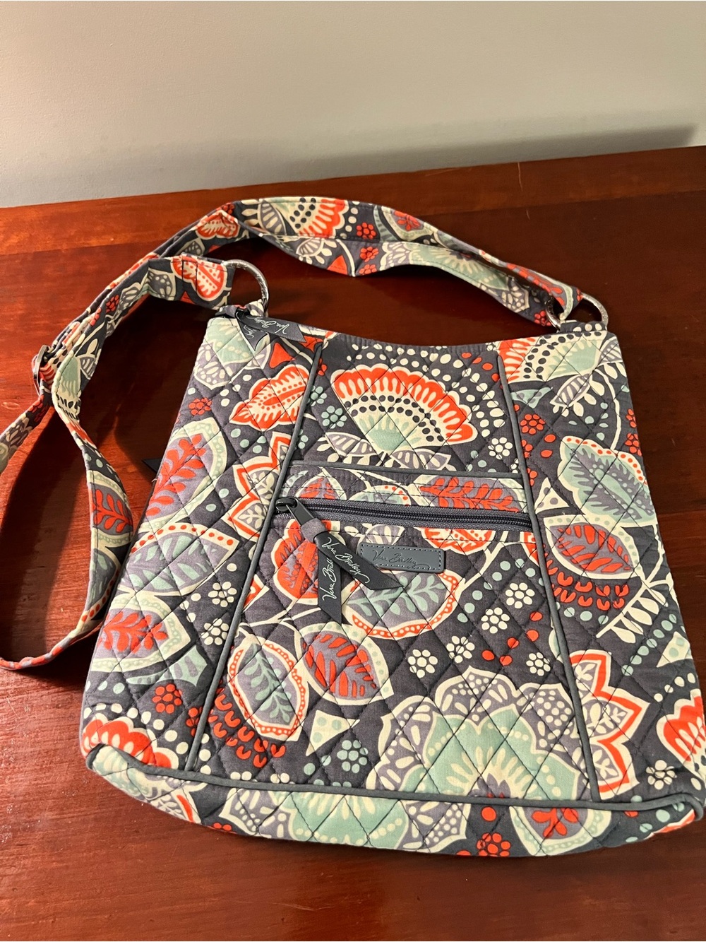 Vera Bradley Nomadic Floral Crossbody Hipster Messenger Purse